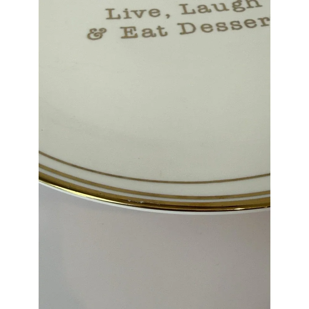 Nicole Miller Live Laugh & Eat Dessert 12
